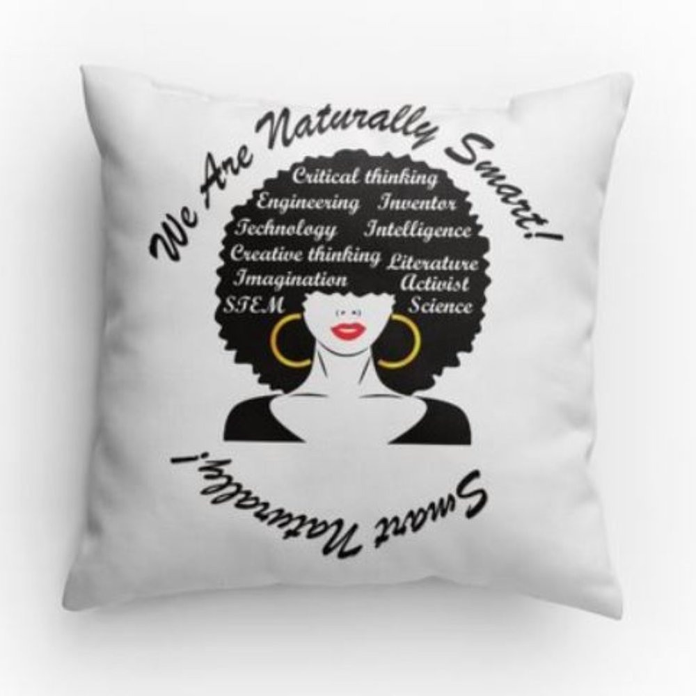 We are naturally Smart - Reading / Decorative Pillow